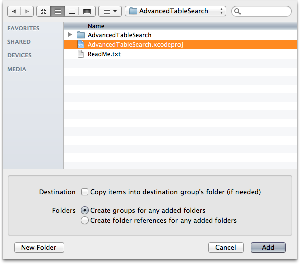 choose_project_package