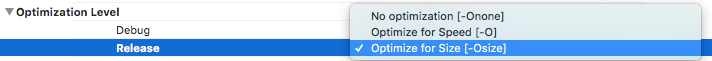 Xcode-Osize-setting